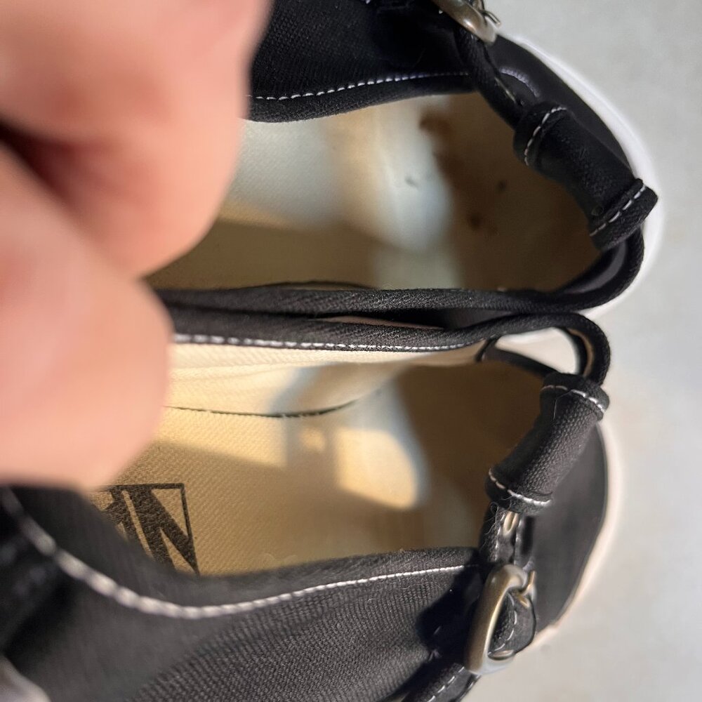 Vans Black and White Style 93 Mary Janes Size 11 - Picture 6 of 7